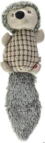 Spot Long Tail Hedgehog Plush Dog Toy Assorted (Size: 6 count)