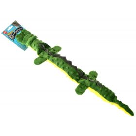 Skinneeez Extreme Triple Squeak Crocodile Dog Toy (Size: 1 count)