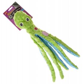 Skinneeez Extreme Octopus Dog Toy Assorted Colors (Size: 1 count)