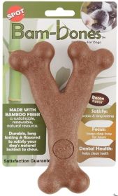 Spot Bambone Wish Bone Bacon Dog Treat Large (Size: 1 count)