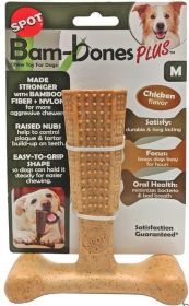 Spot Bambone Plus Chicken Dog Chew Toy Medium (Size: 1 count)