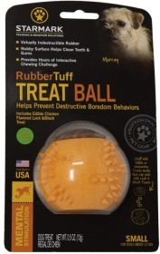 Starmark RubberTuff Treat Ball Small (Size: 3 count)