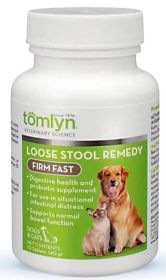 Tomlyn Firm Fast Loose Stool Remedy Supplement Tablet for Dogs and Cats (Size: 30 count (3 x 10 ct))