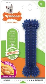 Nylabone Dental Chew Bone Chicken Flavor Regular (Size: 8 count)