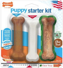 Nylabone Puppy Chew Starter Kit (Size: 15 count (5 x 3 ct))