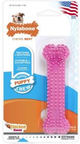 Nylabone Puppy Chew Dental Bone Pink (Size: 1 count)