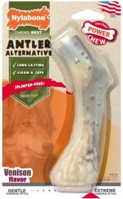Nylabone Power Chew Antler Alternative Venison Flavor (Size: Medium - 8 count)