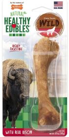 Nylabone Healthy Edibles Natural Wild Bison Chew Treats Large (Size: 5 count)
