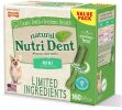 Nylabone Natural Nutri Dent Fresh Breath Limited Ingredients Mini Dog Chews