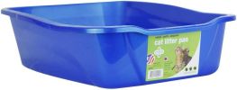 Van Ness Cat Litter Pan with Dip in Front Assorted Colors